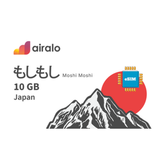 Airalo Japan 10GB Data eSIM