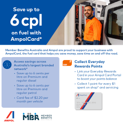 APA Members can save up to 6cpl on fuel with AmpolCard*