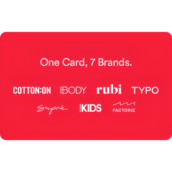 Cotton On Group eGift Card - $250