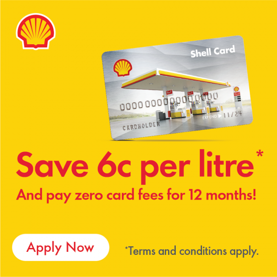 APA Members save 6c per litre of fuels with Shell Card!